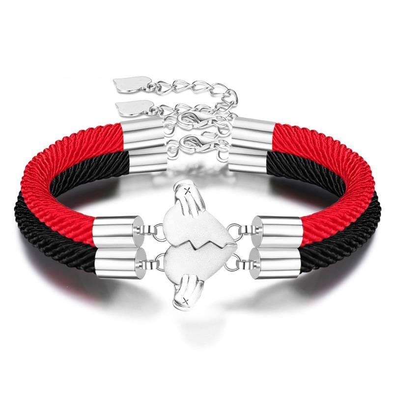 Half Heart Couple Bracelets