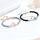 Double Ring Bracelet for Couples