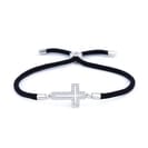 Crystal Cross Bracelet for Couples 