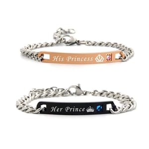 His Princess Her Prince Bracelets Set