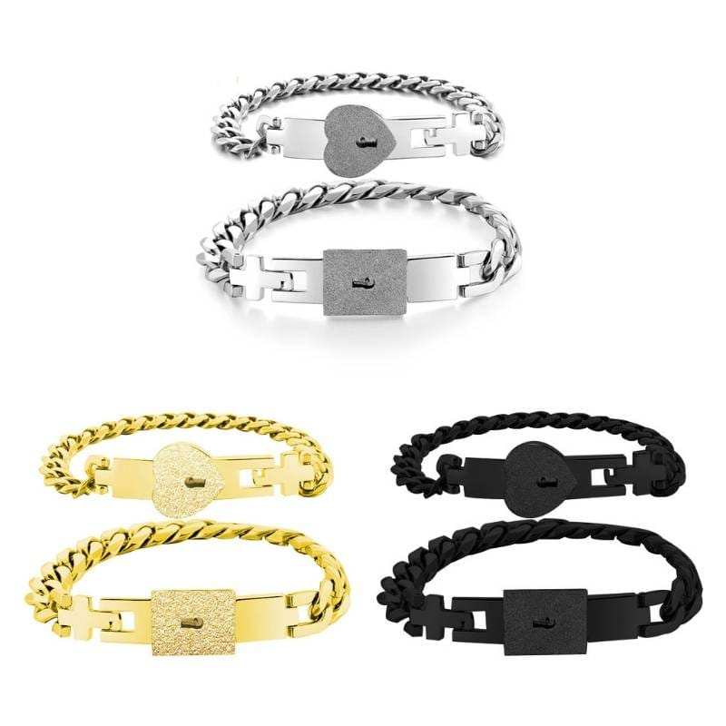 Lock Bracelets for Couples