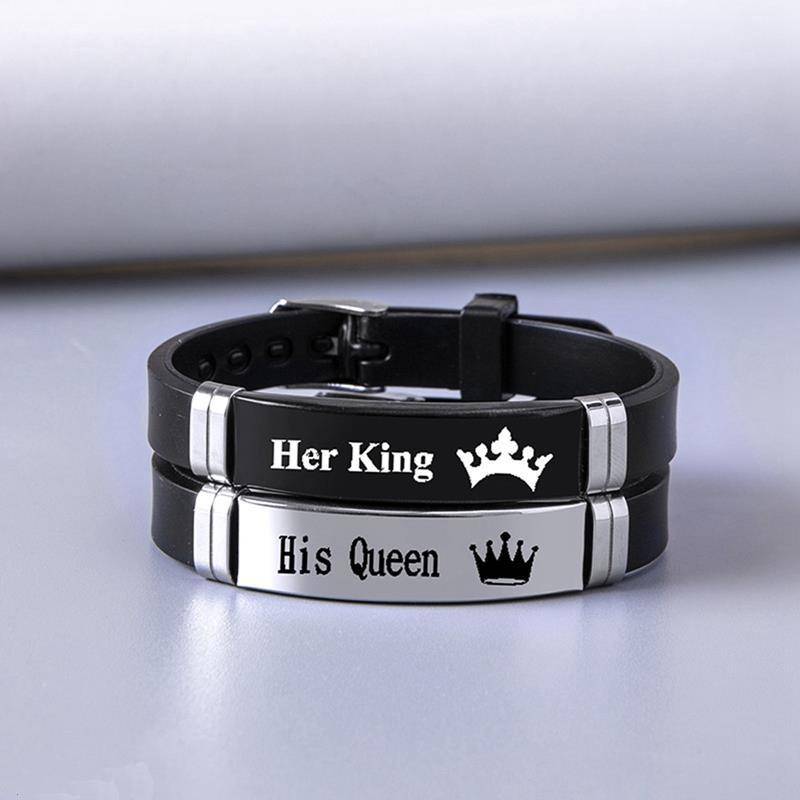 Silicone Rubber Bracelets for Couples
