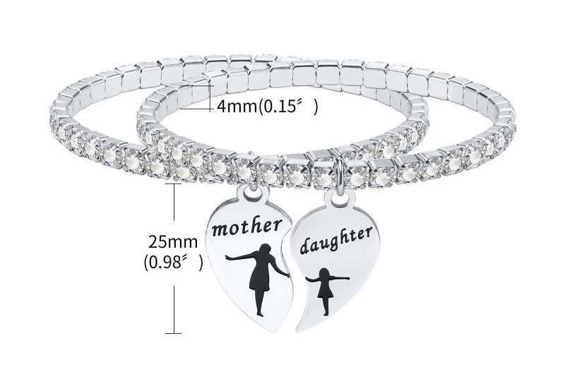 Mother Daughter Matching Bracelets