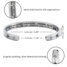 Engraved Cuff Matching Bracelets for Mother and Daughter