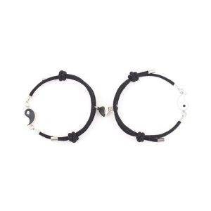 Yin and Yang Matching Bracelets