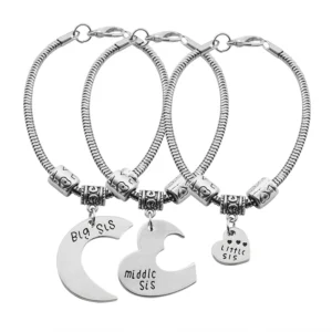 Big Sis Middle Sis Little Sis Bracelets